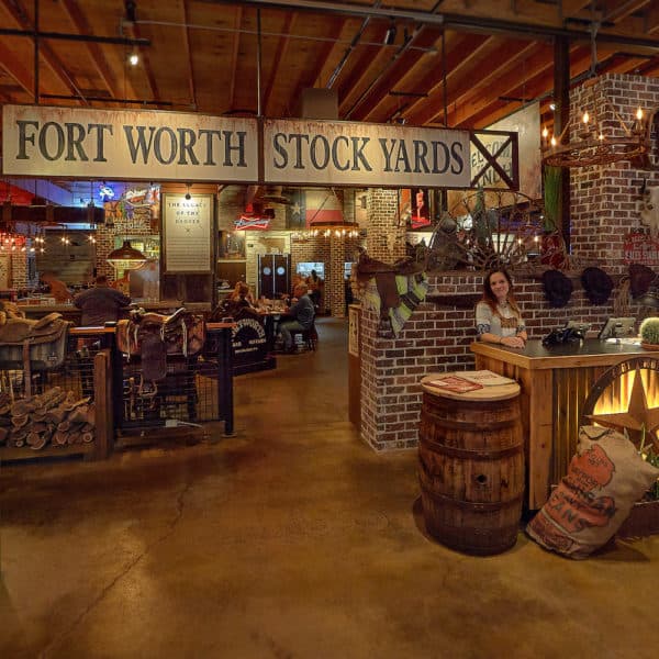 lobby of Fort Worth Steakhouse in sevierville