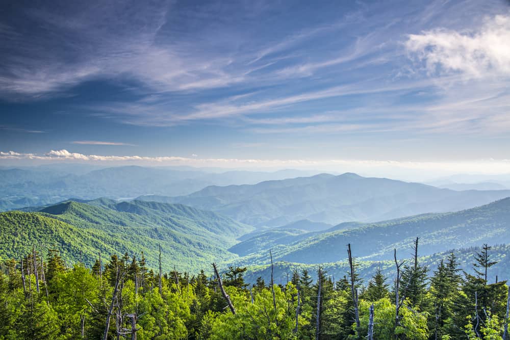 Smokies from clingmans dome